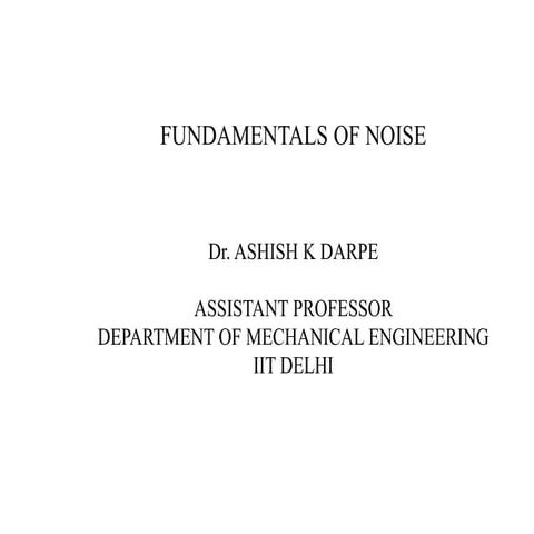 Fundamental of Noise.ppt