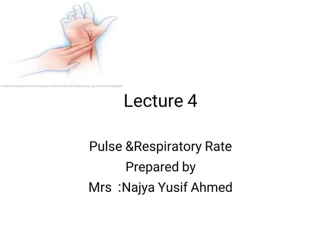 DIFFERENT PULSE SITES (pulse -introduction & images) | PPTX