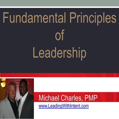 Fundamental principles of leadership