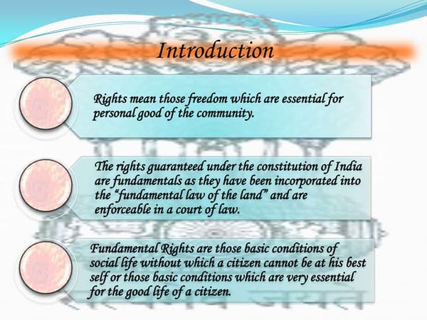 Fundamental Rights Of Indian Constitution Fundamental Rights Of Indian Constitution