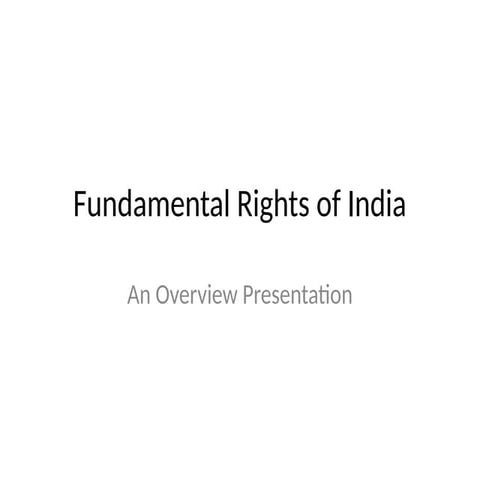 Fundamental_Rights_Presentation.pptx Fundamental Rights | PPTX