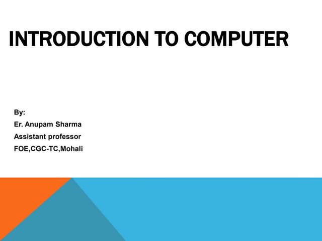 Fundamentals of-computer