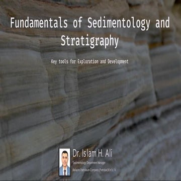 Fundamentals of Sedimentology and Stratigraphy