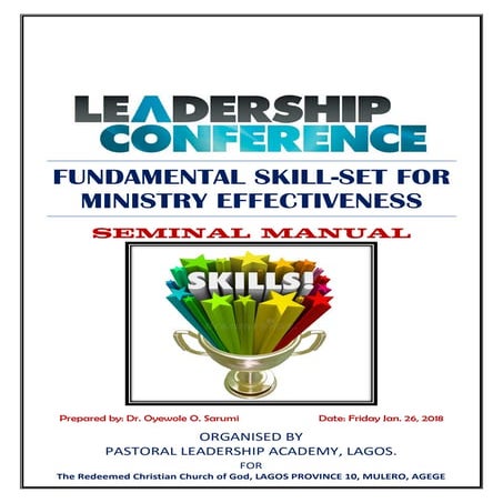 Fundamental skill set for ministry effectiveness module  