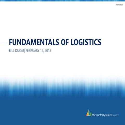 Fundamentals logistics