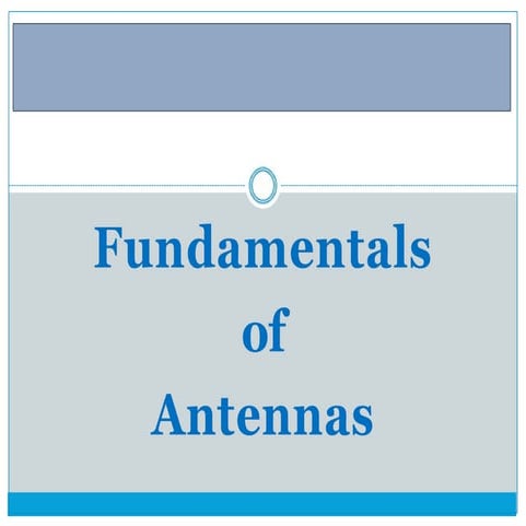 Fundamentals_of_Antennas,unit1 as per JNTUGV