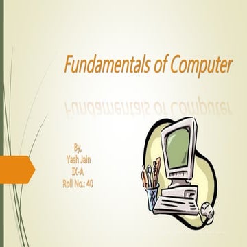 Fundamentals of computer | PPT