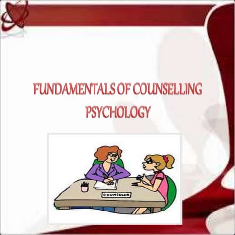 GENDER OF THE COUNSELLEE, MENTAL HEALTH OF THE COUNSELLEE AND VALUES OF ...