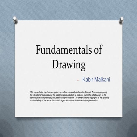 Fundamentals of Drawing