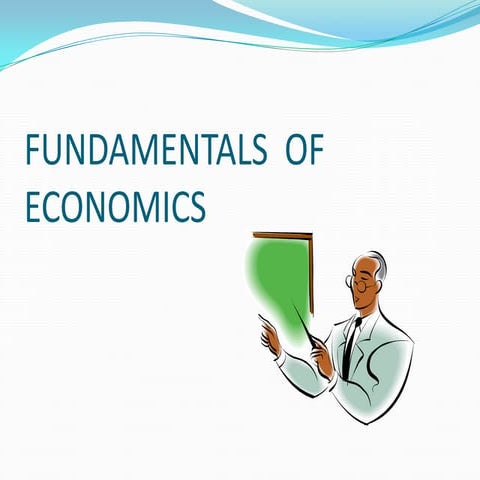 Fundamentals of economics