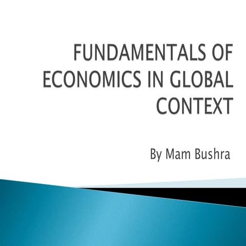 fundamentals of economics 1244567890.ppt