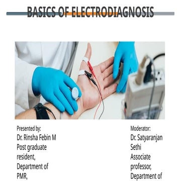 fundamentals of electrodiagnosis . . | PPTX