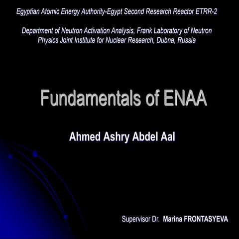 Neutron activation analysis (NAA) | PDF