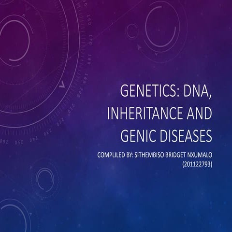 Fundamentals of genetics