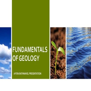 Fundamentals of Geology
