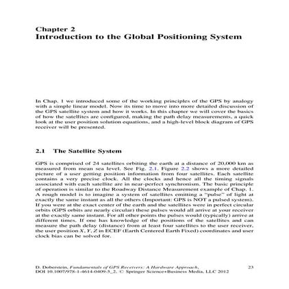 Fundamentals of gps receivers | PDF