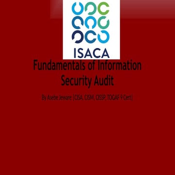 Fundamentals of Information Security Audit.pptx
