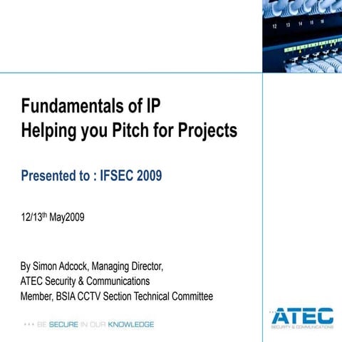 Fundamentals Of Ip – Helping You Pitchv1.1
