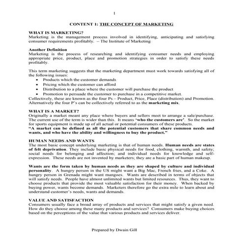 Fundamentals of marketing notebook (1)