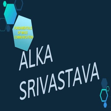 Fundamentals of mass communication