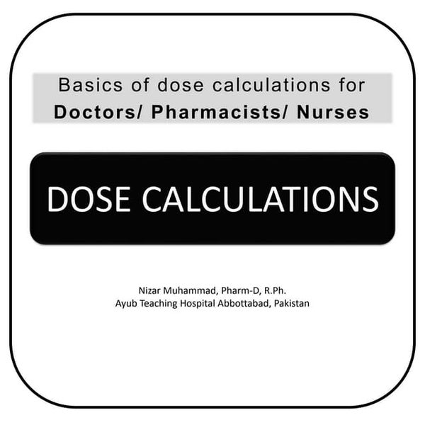 Drug dose calculations