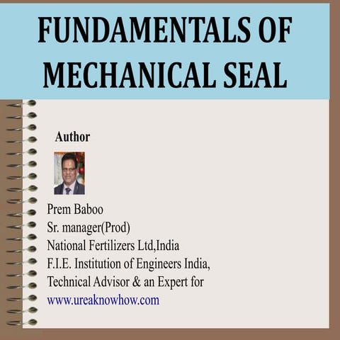 Fundamentals of mechanical seals