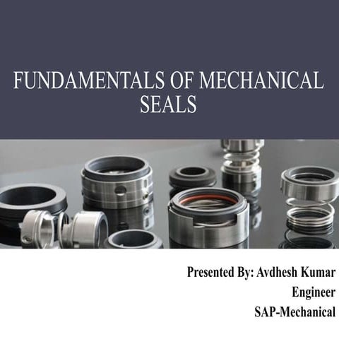 Fundamentals of mechanical seals