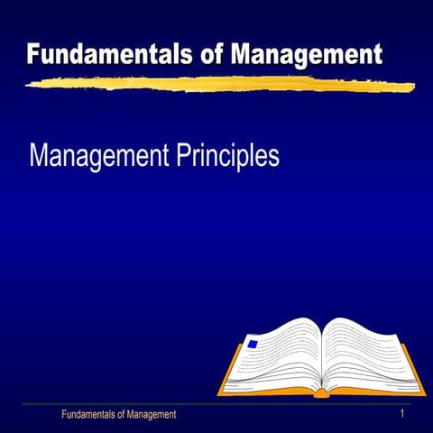 Fundamentals of-management | PPTX