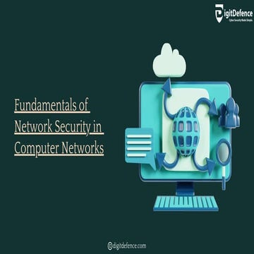 Fundamentals of  Network Security in  Computer Networks