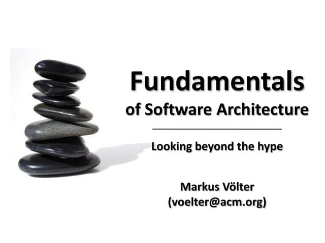 Fundamentals Of Software Architecture