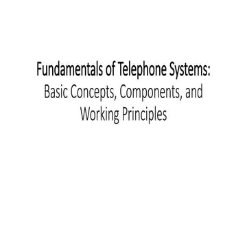 Structure of Telephone System.pptx