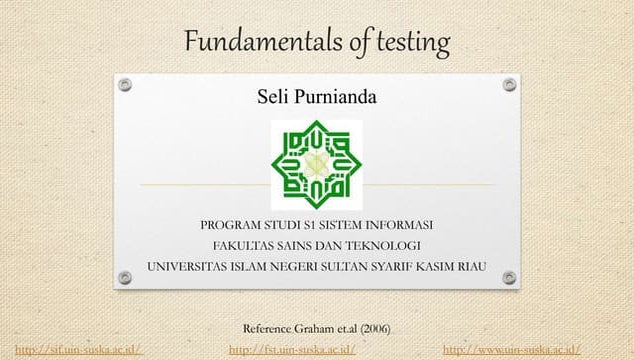 Fundamentals of testing 2
