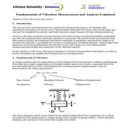 Fundamentals of vibration_measurement_and_analysis_explained
