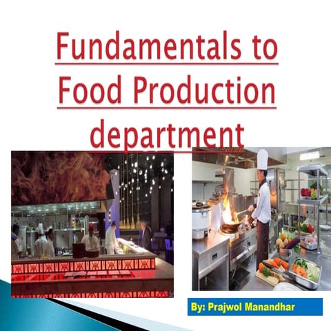 Fundamentals to kitchen