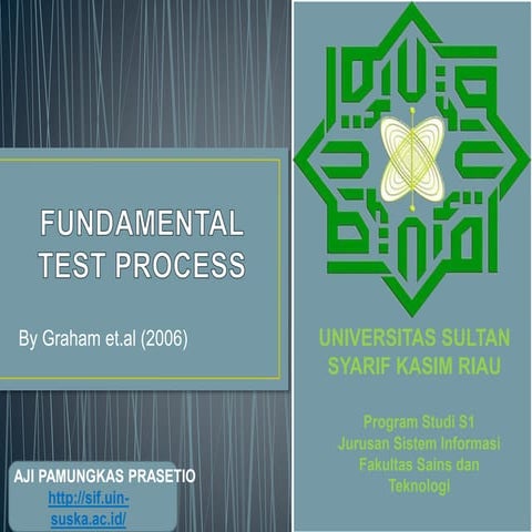 Fundamental test process