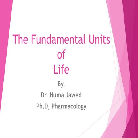 Fundamental Units of Life. ppt