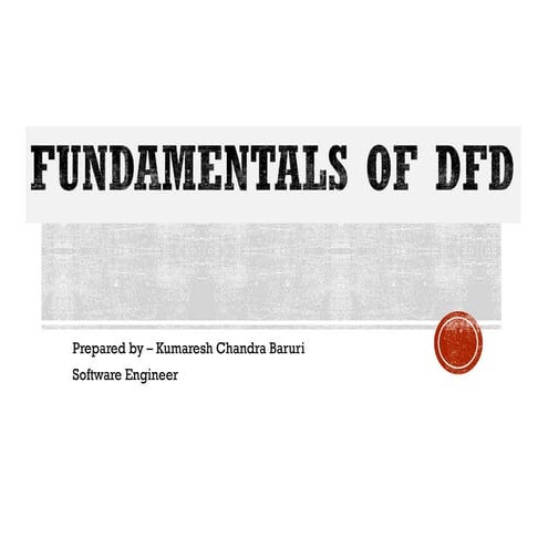 Fundamentasl of DFD