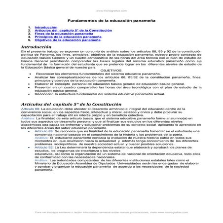 Fundamentos educacion-panamena