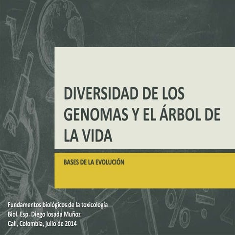 Fundamentos 3 genomas y arbol de la vida