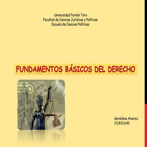Fundamentos basicos del derecho | PPT