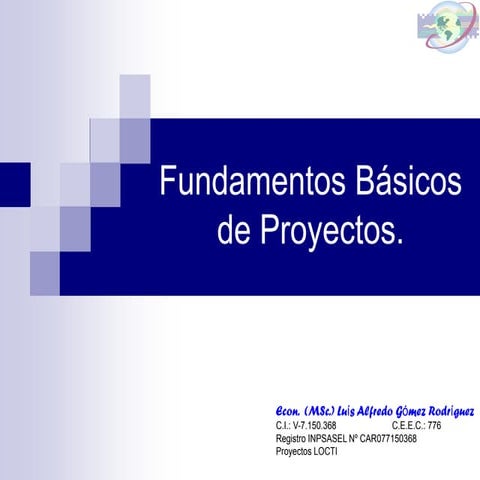 Fundamentos basicos de proyectos