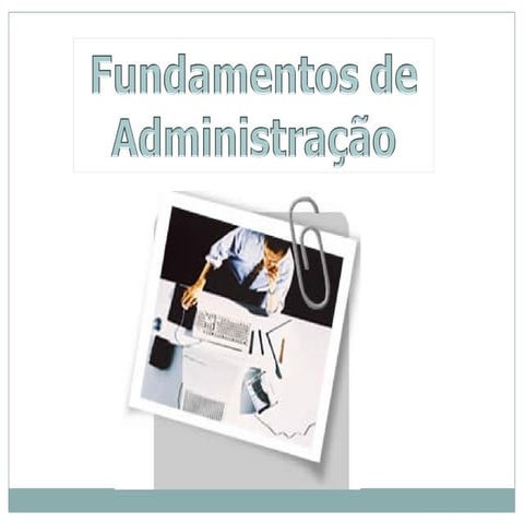 Fundamentos da Administração