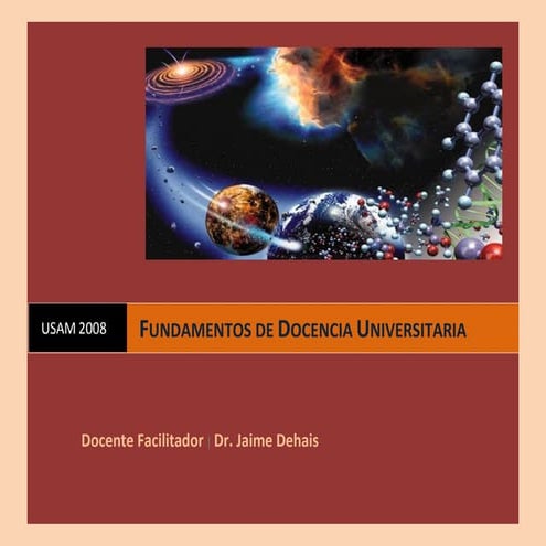 Fundamentos de docencia universitaria