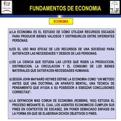 FUNDAMENTOS DE ECONOMIA Y SUS CARACTERÍSTICAS.ppt
