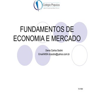 Fundamentos de economia e mercado
