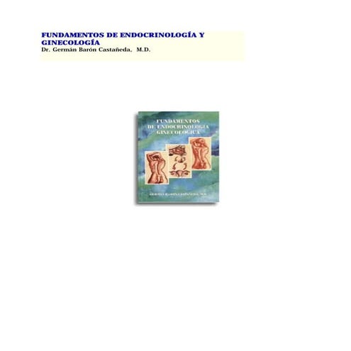 Fundamentos de Endocrinologia y Ginecologia (german b.) by bros