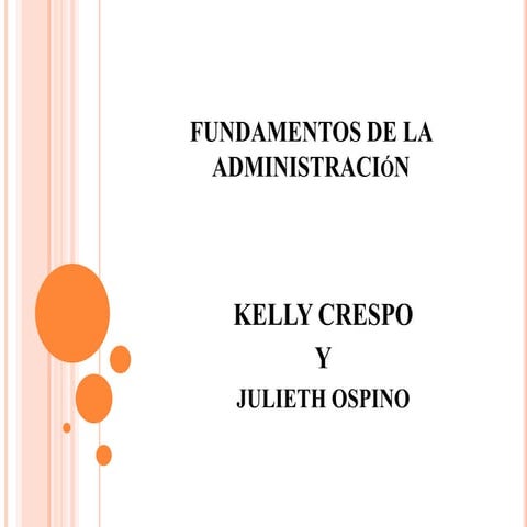 Fundamentos de la administración diapositivas