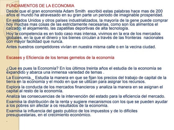 Los fundamentos de la economia | PDF | Business | Business and Finance