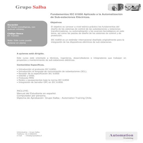 Curso Fundamentos de las comunicaciones IEC 61850 | PDF