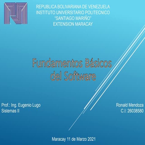 Fundamentos del software